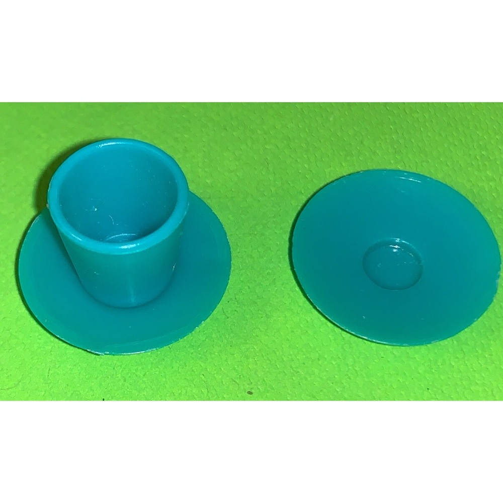 Vintage Barbie Skipper 1924 Tea Party Blue Saucer and Rare Cup Mattel 1960s